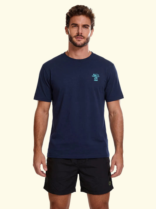 Men's T-Shirt F**K Blue SM6001-BU