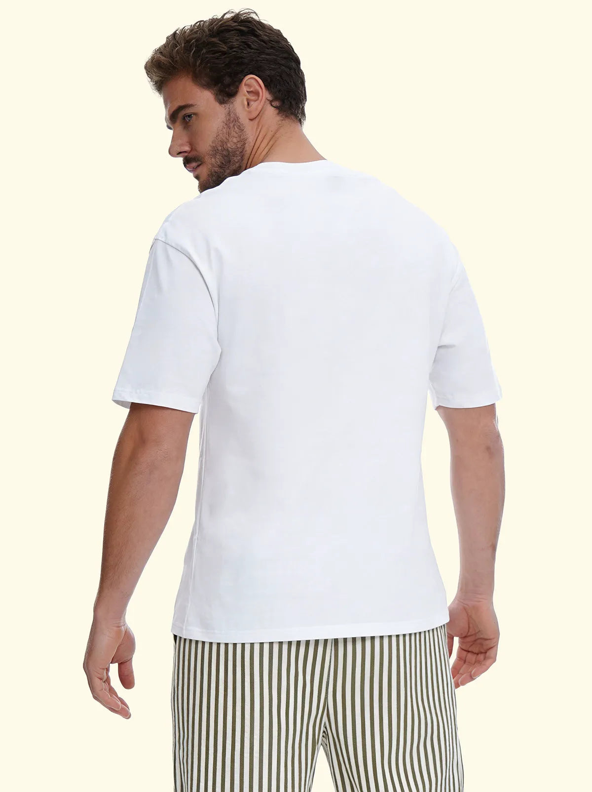 Men's T-Shirt F**K White SM6001-WH