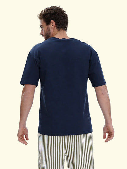 Men's T-Shirt F**K Blue SM6002-BU