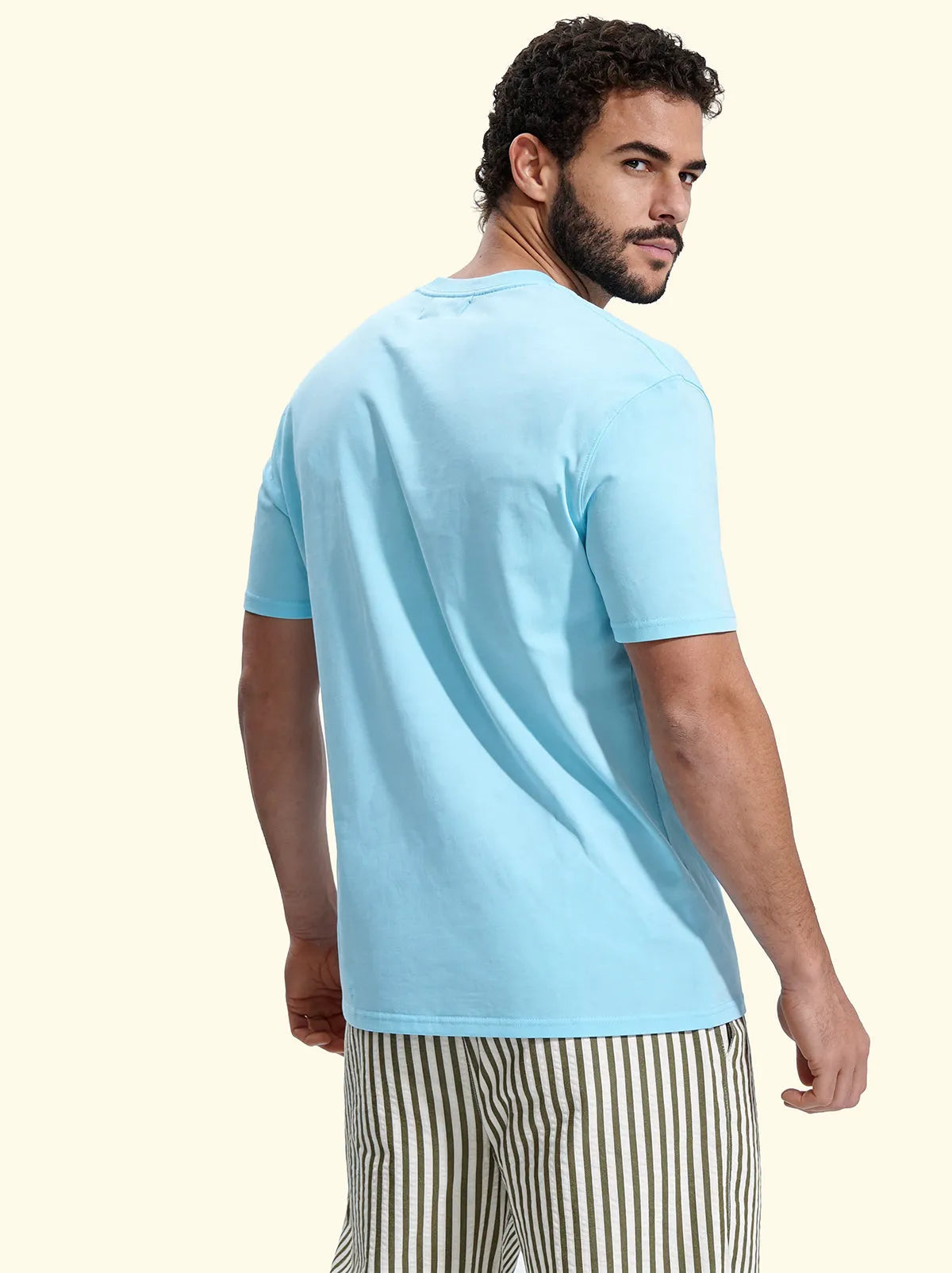Men's T-Shirt F**K Celeste SM6008-CL