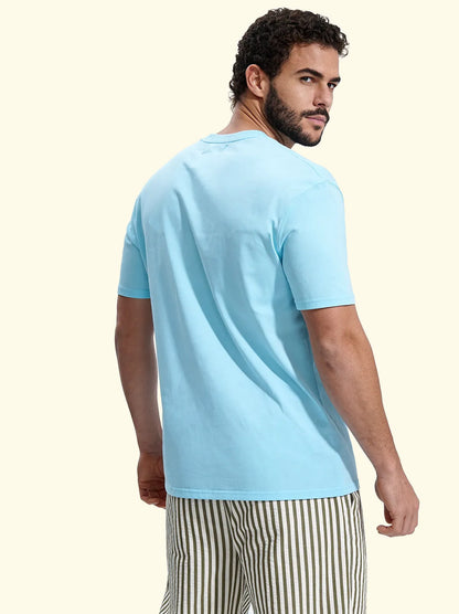 Men's T-Shirt F**K Celeste SM6008-CL