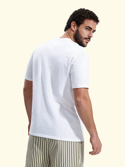 Men's T-Shirt F**K White SM6008-WH