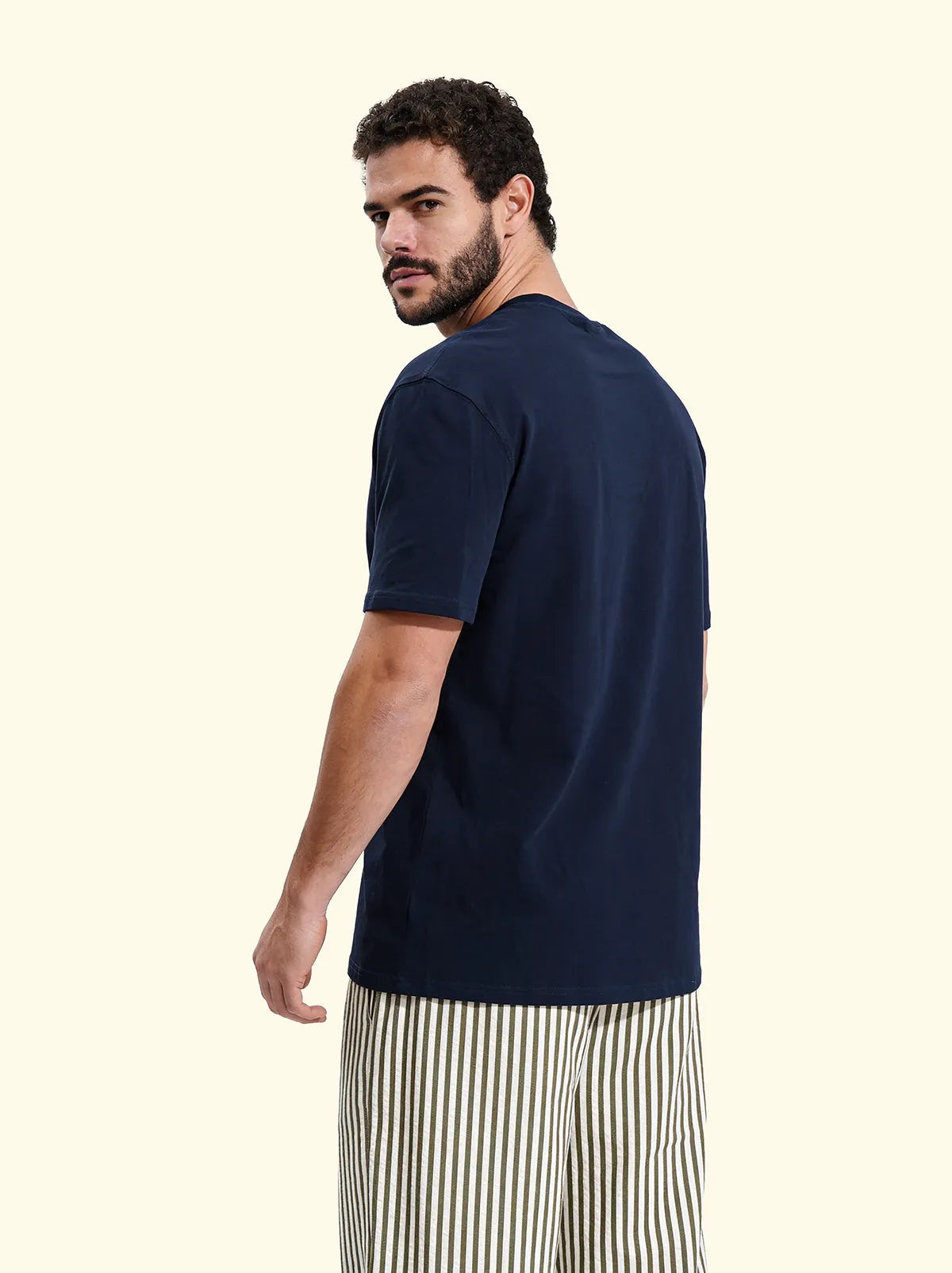 Men's T-Shirt F**K Blue SM6011-BU