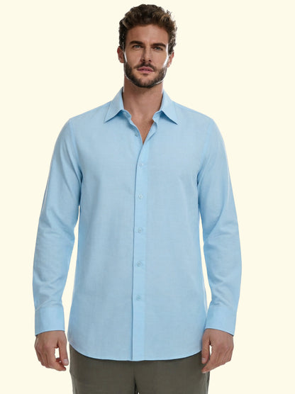 Men's shirt F**K Celeste SM7000-CL