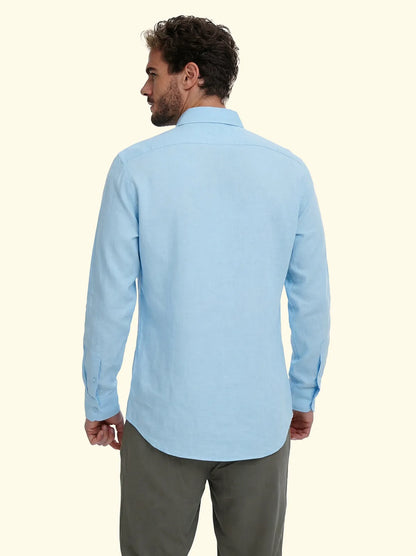 Men's shirt F**K Celeste SM7000-CL