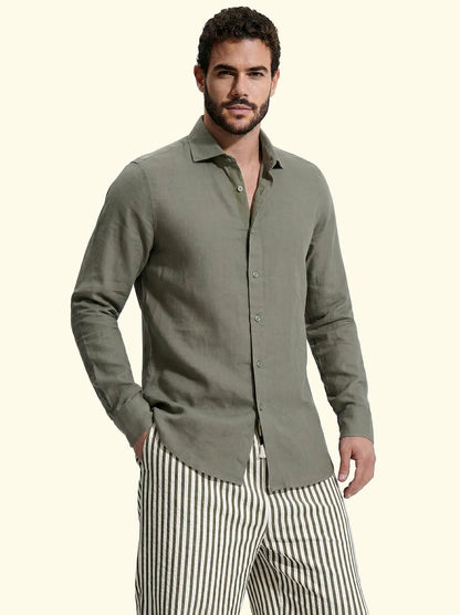 Men's shirt F**K Military Green SM7000-MG