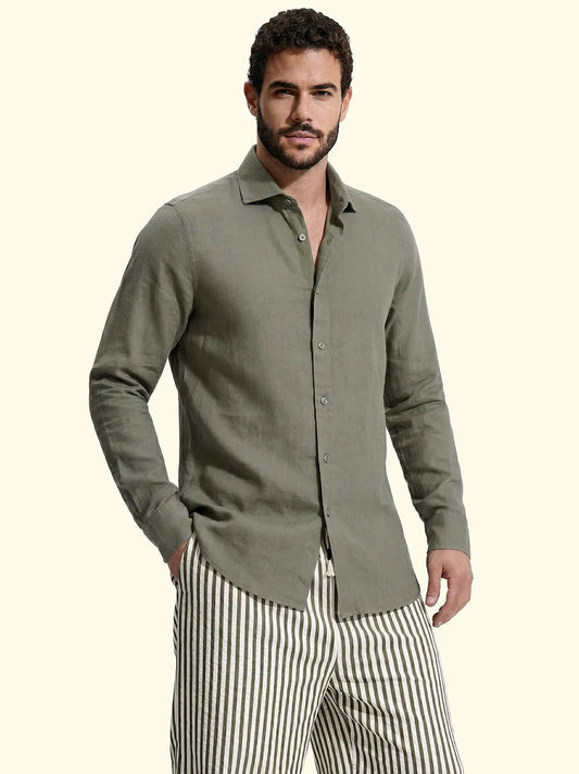 Men's shirt F**K Military Green SM7000-MG