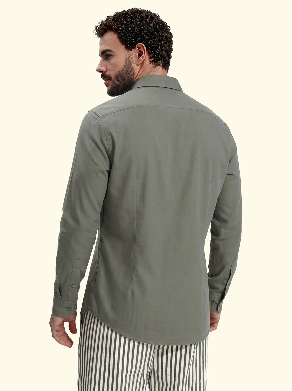 Men's shirt F**K Military Green SM7000-MG