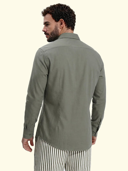 Men's shirt F**K Military Green SM7000-MG