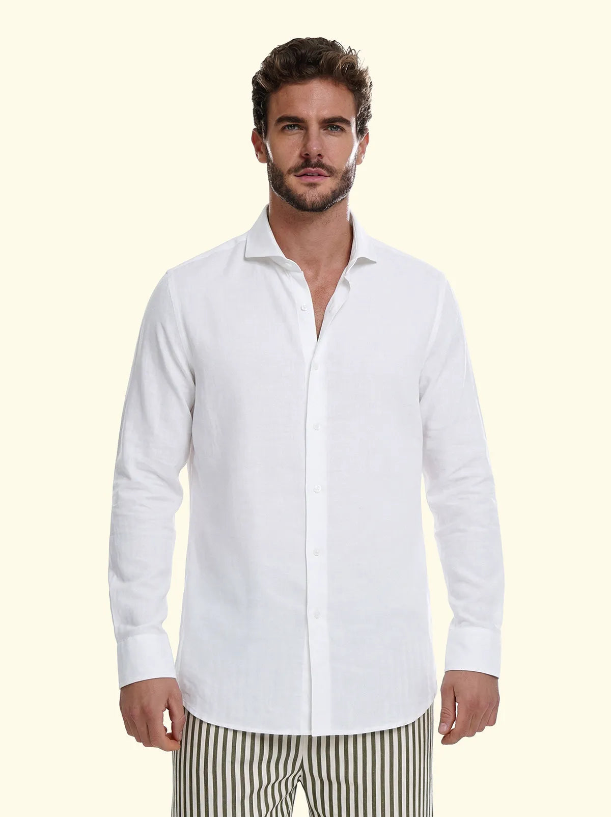 Men's shirt F**K White SM7000-WH