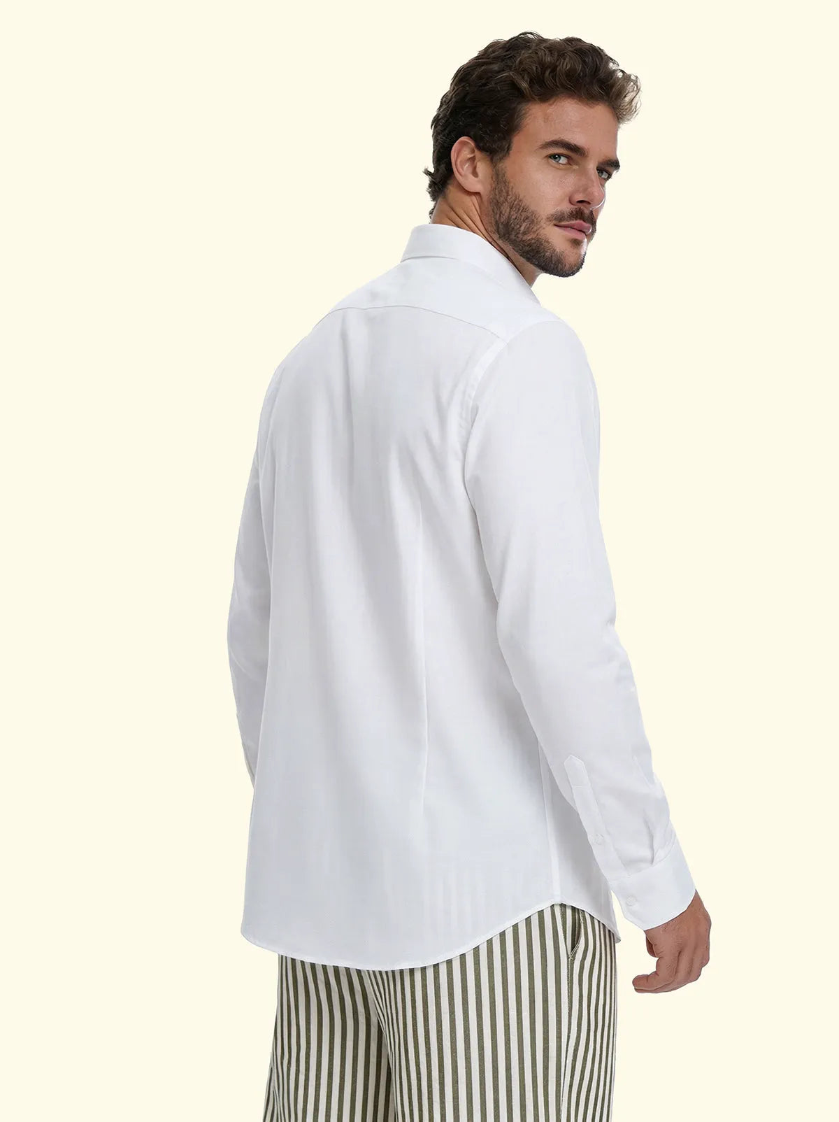Men's shirt F**K White SM7000-WH