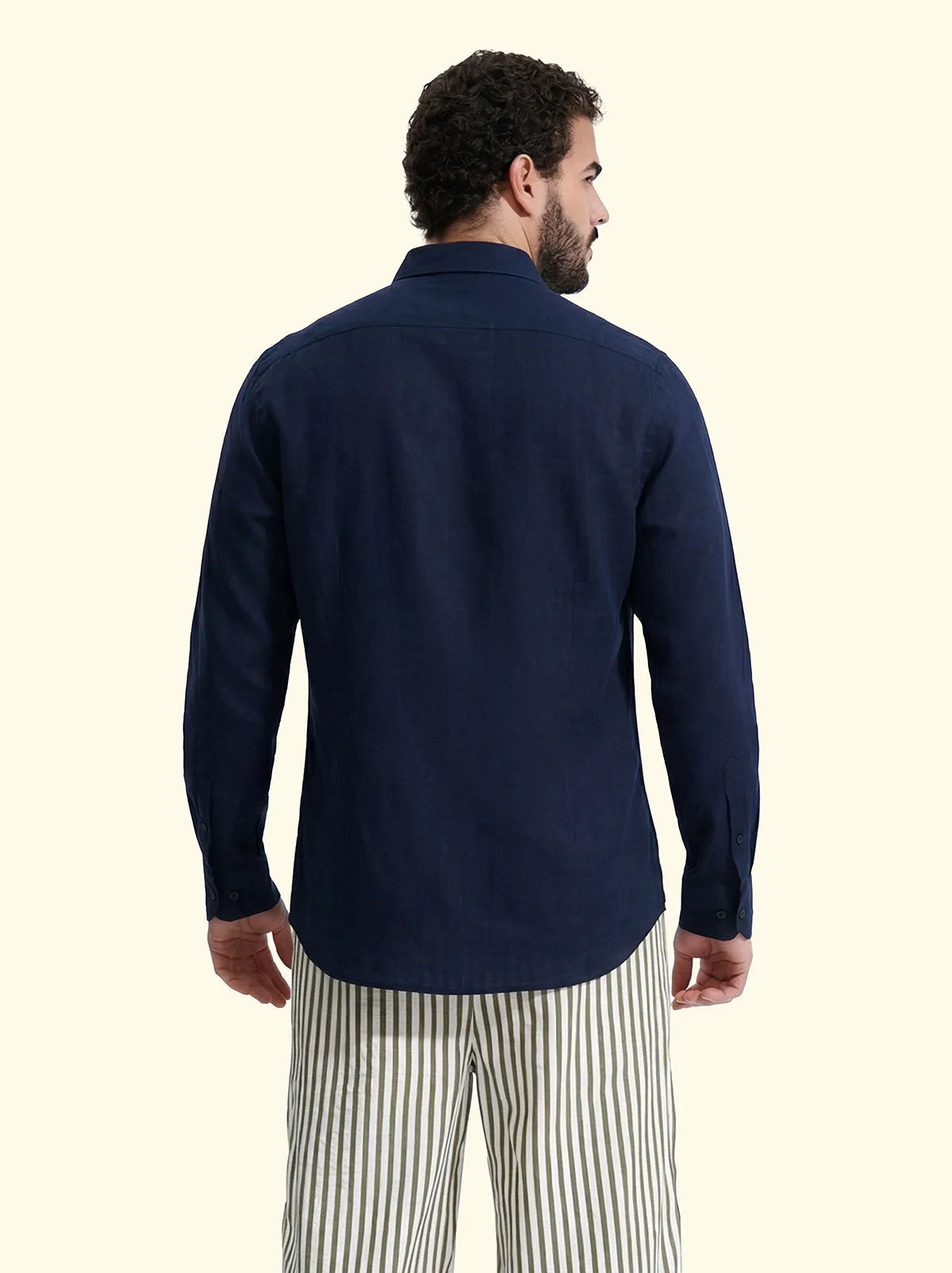 Men's shirt F**K Blue SM7001-BU