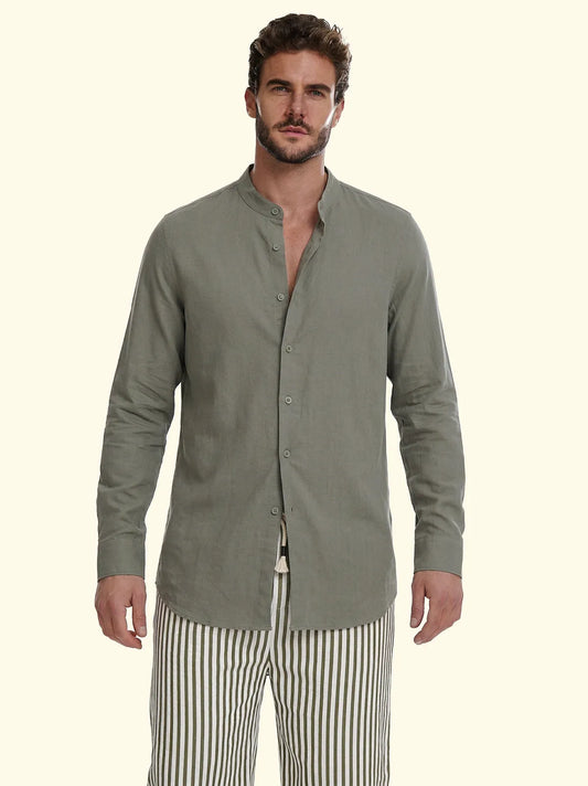 Men's shirt F**K Military Green SM7001-MG