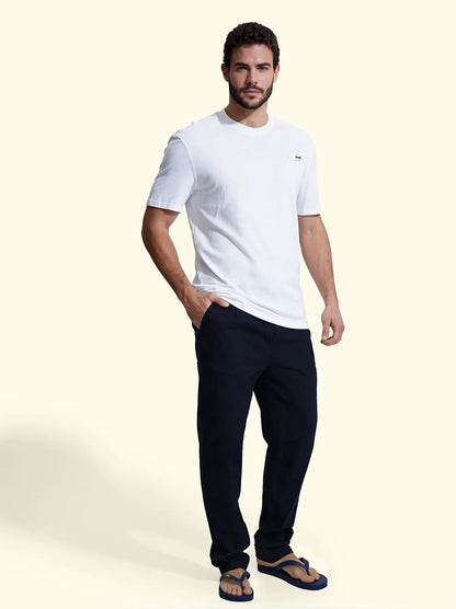 Men's trousers F**K Blue SM7003-BU