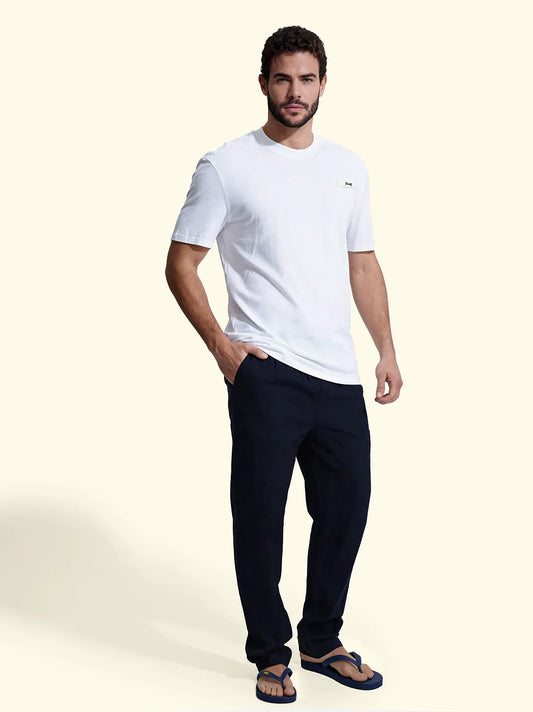 Men's trousers F**K Blue SM7003-BU