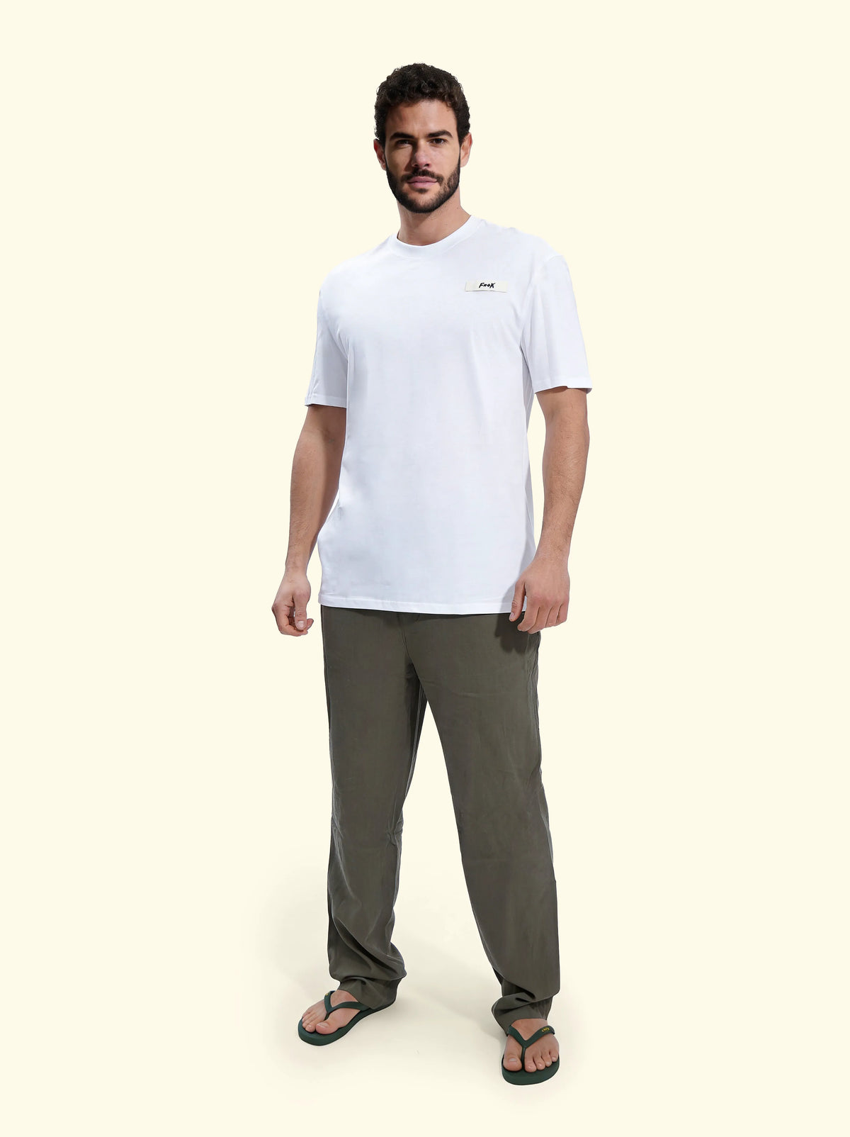 Men's trousers F**K Military Green SM7003-MG