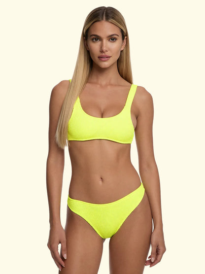 Slip Fixed Woman F**K Fluo Yellow SW1221-FY